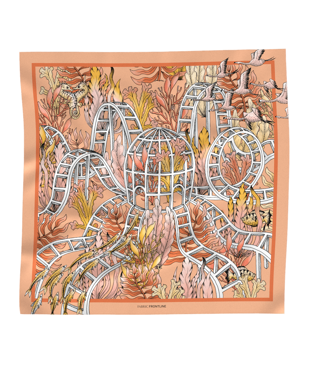 0017LAMOURFOU 0773 CARNELIAN 90x90cm