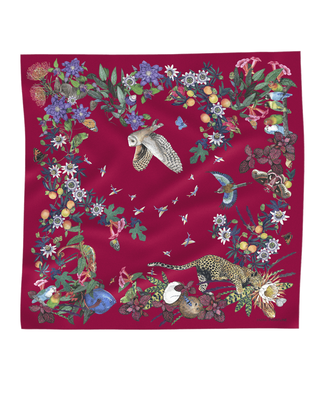 0019VARIETEDUMONDE 0334 RASBERRY 93x93cmcopy