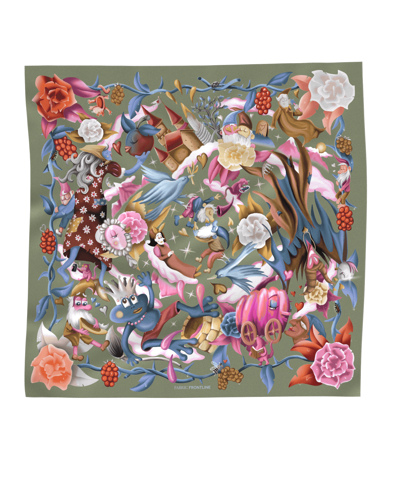 0024.4045.34.0846 FAIRY KISS 0846 CEDAR GREEN 90x90cm