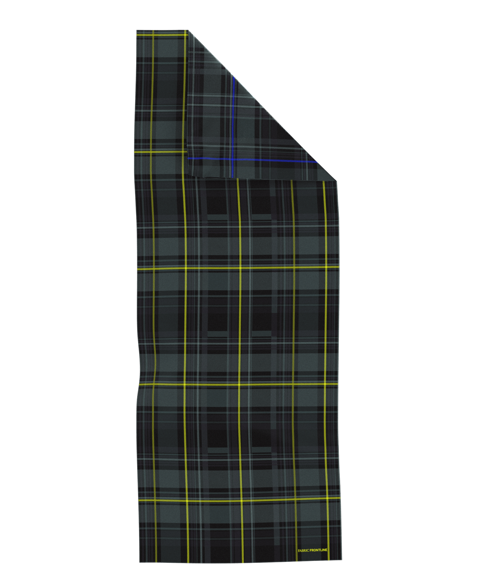0026.4403.03.0114 SCARF CHECKERED 0111 NIGHT 69x180cm