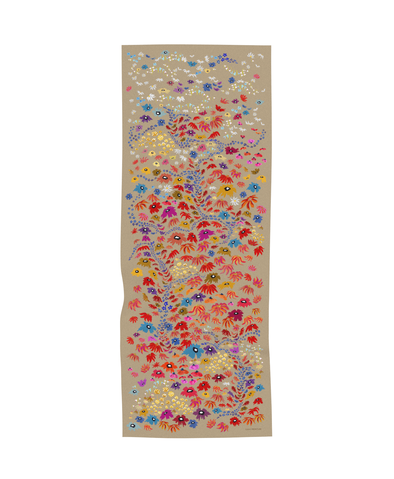 0030.1015.03.0234 SCARF LOVE PRAIRIE 0234 AUTUMN BLONDE 69x180